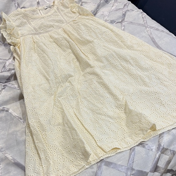 Madewell Cream Eyelet Kids Dress - Picture 5 of 7